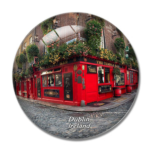 Ireland Temple Bar Dublin 3D Fridge Magnet Crystal Glass