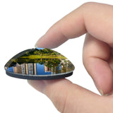 Brazil Flamboyant Park Goiania 3D Fridge Magnet Crystal Glass