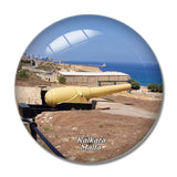 Malta Fort Rinella Kalkara 3D Fridge Magnet Crystal Glass