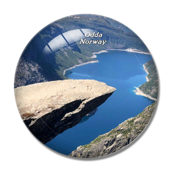 Norway Trolltunga Odda 3D Fridge Magnet Crystal Glass