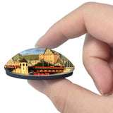 Poland Stettin Bridge 3D Fridge Magnet Crystal Glass