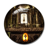 Poland Wieliczka Salt Mine 3D Fridge Magnet Crystal Glass