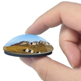 Romania Mountain Rarau Bucovina 3D Fridge Magnet Crystal Glass