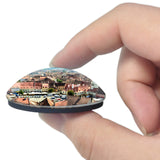 Romania Sibiu Big Square 3D Fridge Magnet Crystal Glass