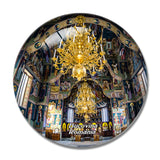 Romania Sihastria Monastery Putnei Bucovina 3D Fridge Magnet Crystal Glass