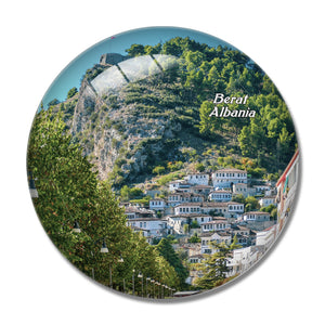 Albania Berat Albania 3D Fridge Magnet Crystal Glass