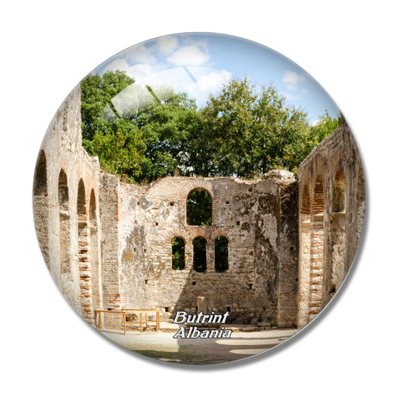 Albania Butrint National Park 3D Fridge Magnet Crystal Glass