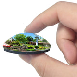 Brazil Mini Mundo Gramado 3D Fridge Magnet Crystal Glass