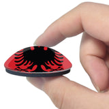 Albania Flags 3D Fridge Magnet Crystal Glass