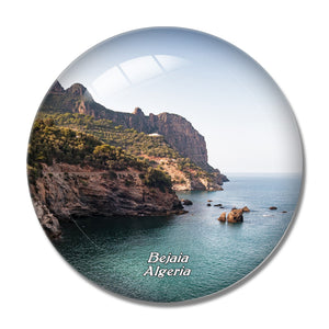 Algeria Bejaia 3D Fridge Magnet Crystal Glass