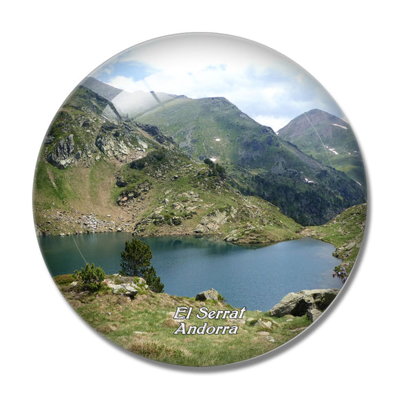 Andorra El Serrat 3D Fridge Magnet Crystal Glass