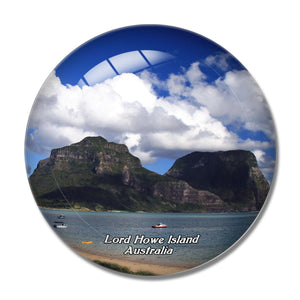 Australia Lord Howe Island 3D Fridge Magnet Crystal Glass