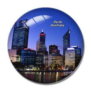 Australia Perth 3D Fridge Magnet Crystal Glass