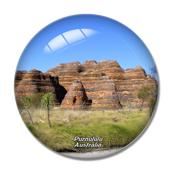 Australia Purnululu National Park 3D Fridge Magnet Crystal Glass