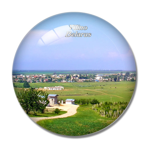 Belarus Vilino 3D Fridge Magnet Crystal Glass