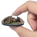 Bulgaria Belogradchik Fortress Rock 3D Fridge Magnet Crystal Glass