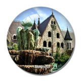 Bulgaria Castle Bulgaria Palace 3D Fridge Magnet Crystal Glass