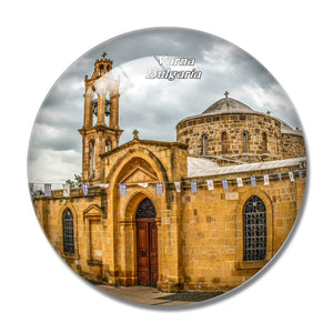 Bulgaria Church Byzantine Varna 3D Fridge Magnet Crystal Glass