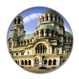 Bulgaria Church Sofia Alexander Nevski 3D Fridge Magnet Crystal Glass