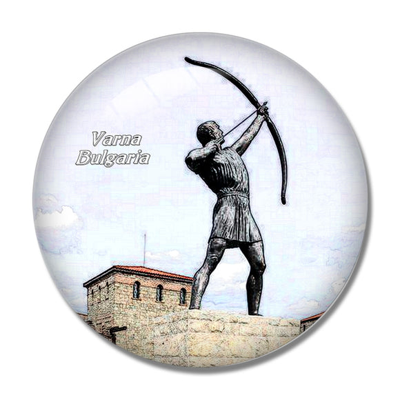 Bulgaria Historical Park Varna 3D Fridge Magnet Crystal Glass