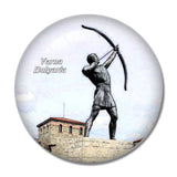 Bulgaria Historical Park Varna 3D Fridge Magnet Crystal Glass