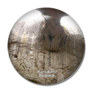 Bulgaria Prohodna Cave Karlukovo 3D Fridge Magnet Crystal Glass