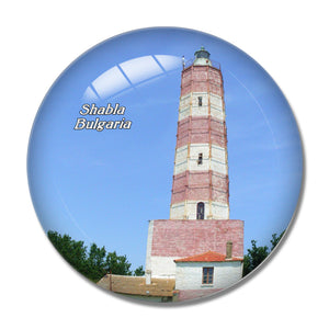 Bulgaria Shabla Lighthouse 3D Fridge Magnet Crystal Glass