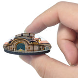 Bulgaria Sofia Bathing House 3D Fridge Magnet Crystal Glass