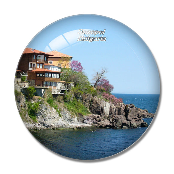 Bulgaria Sozopol 3D Fridge Magnet Crystal Glass