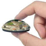 Bulgaria Vidin Fortress 3D Fridge Magnet Crystal Glass