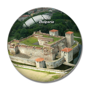 Bulgaria Vidin Fortress 3D Fridge Magnet Crystal Glass