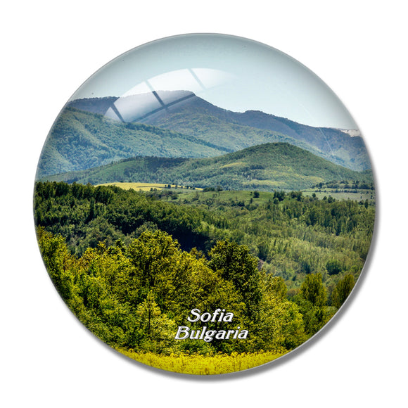 Bulgaria Vitosha Mountain Sofia 3D Fridge Magnet Crystal Glass