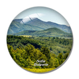 Bulgaria Vitosha Mountain Sofia 3D Fridge Magnet Crystal Glass