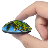 Cook Islands Titikaveka Beach 3D Fridge Magnet Crystal Glass