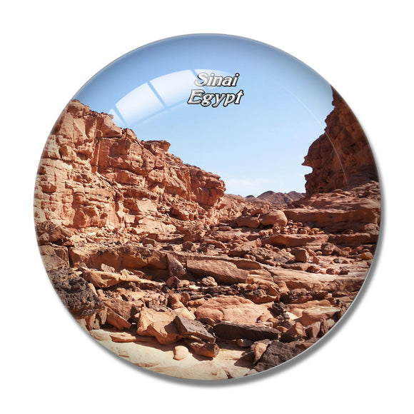 Egypt Colored Canyon Sinai 3D Fridge Magnet Crystal Glass