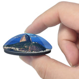 Brazil Sugarloaf Mountain Rio de Janeiro 3D Fridge Magnet Crystal Glass