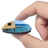 Egypt Gradient Hurghada 3D Fridge Magnet Crystal Glass