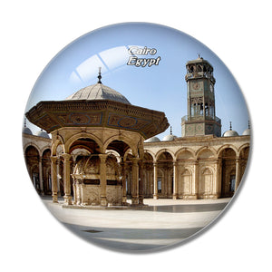 Egypt Mosque Cairo 3D Fridge Magnet Crystal Glass