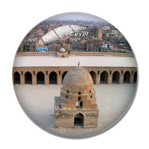 Egypt Mosque Islam Cairo 3D Fridge Magnet Crystal Glass