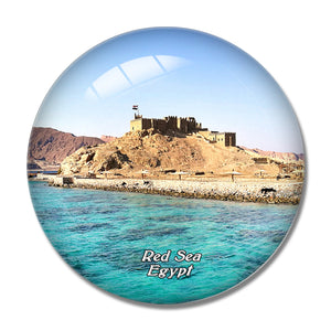 Egypt Red Sea 3D Fridge Magnet Crystal Glass