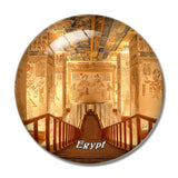 Egypt Tomb Pyramid 3D Fridge Magnet Crystal Glass