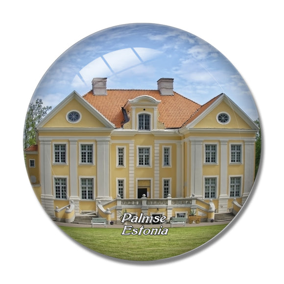 Estonia Palmse Manor Palmse 3D Fridge Magnet Crystal Glass