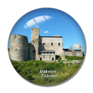 Estonia Rakvere Castle 3D Fridge Magnet Crystal Glass