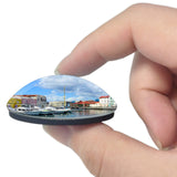 Bridgetown Barbados 3D Fridge Magnet Crystal Glass