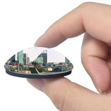 Estonia Tallin Porto 3D Fridge Magnet Crystal Glass