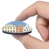 Estonia Tallinn Town Hall Square 3D Fridge Magnet Crystal Glass