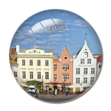 Estonia Tallinn Town Hall Square 3D Fridge Magnet Crystal Glass