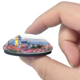 Estonia Toompea Hill Tallinn 3D Fridge Magnet Crystal Glass