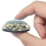 Estonia Winter Tallinn 3D Fridge Magnet Crystal Glass