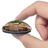 Ethiopia Lalibela Rock Church 3D Fridge Magnet Crystal Glass